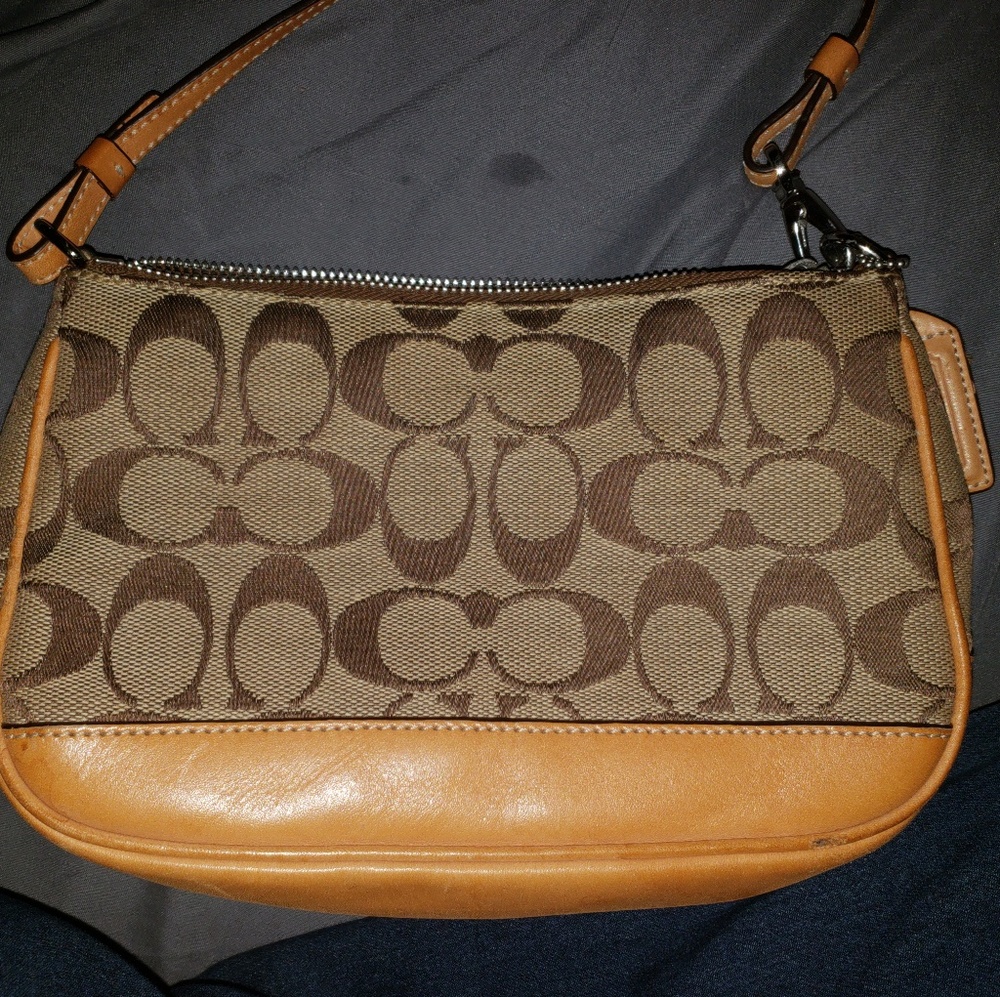 Coach Monogram Clutch